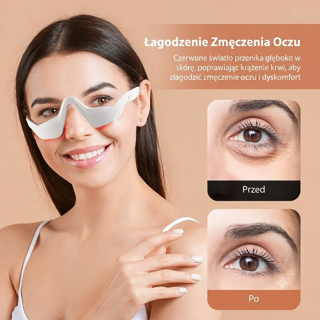 Relaksujące Okulary Masujące Oczy